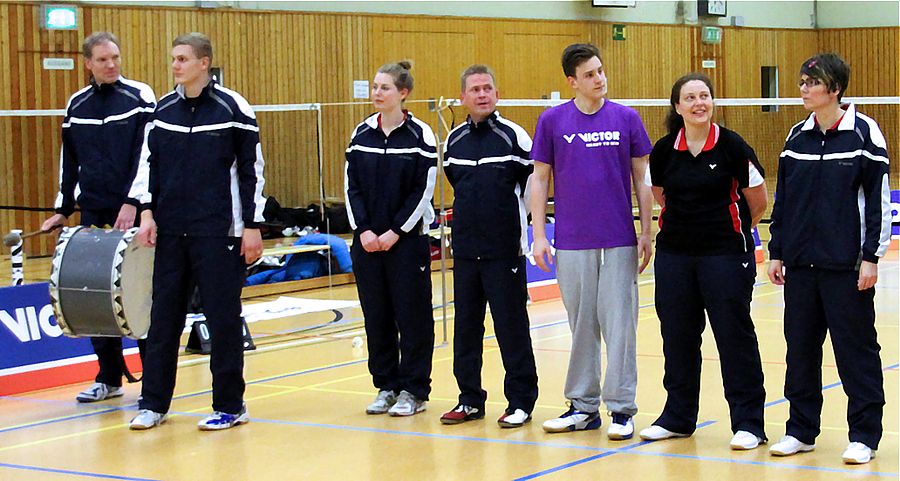 Saisonfinale des Badmintonteams des Sport-Club Itzehoe