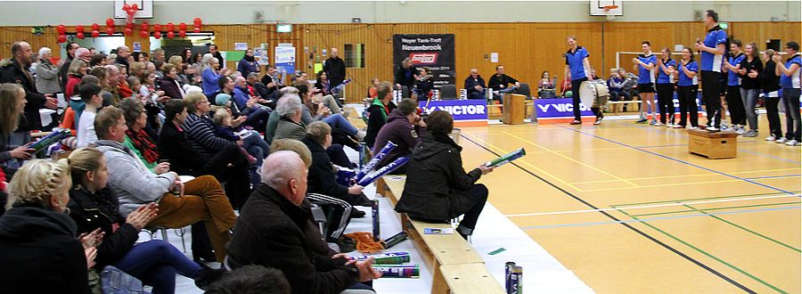 Saisonfinale des Badmintonteams des Sport-Club Itzehoe