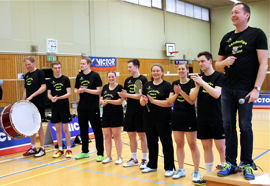 Saisonfinale des Badmintonteams des Sport-Club Itzehoe