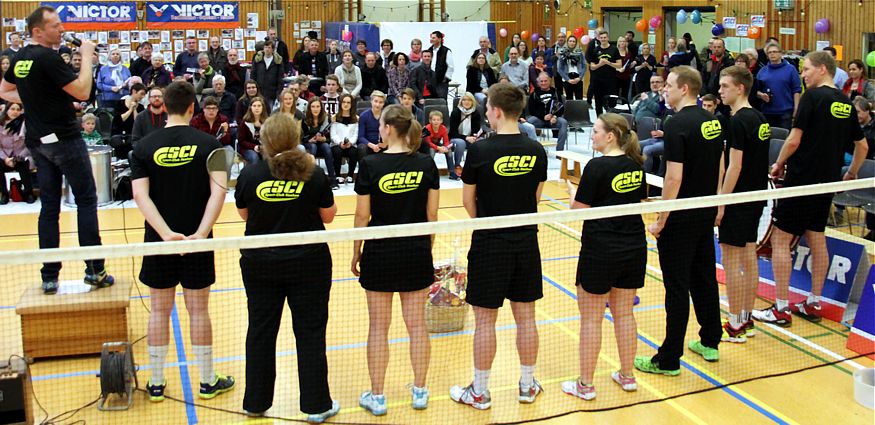 Saisonfinale des Badmintonteams des Sport-Club Itzehoe