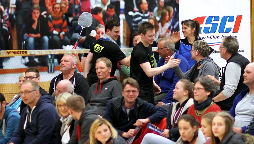 Saisonfinale des Badmintonteams des Sport-Club Itzehoe