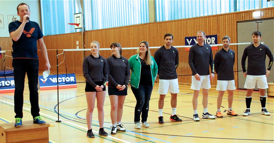 Saisonfinale des Badmintonteams des Sport-Club Itzehoe