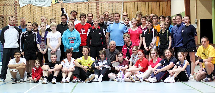 Badminton-Training mit Kristof Hopp beim Sport-Club Itzehoe