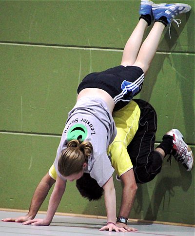 Badminton-Training mit Kristof Hopp beim Sport-Club Itzehoe