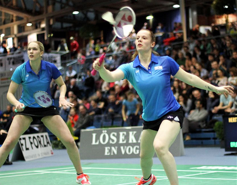 Lara Käpplein und Linda Efler, © Badmintonfotos von Frank Kossiski