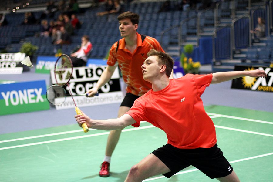 Daniel Seifert und Jan Felix Matulat, © Badmintonfotos von Frank Kossiski