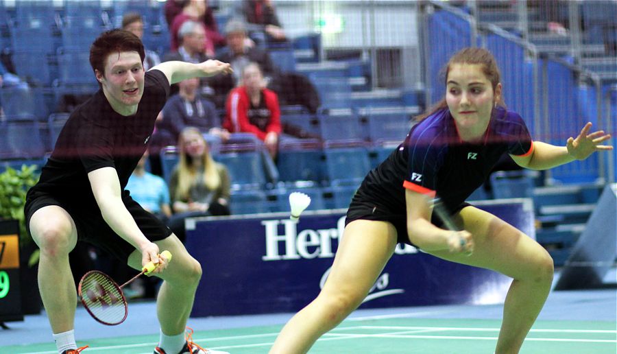 Daniel Hess und Annabella Jäger, © Badmintonfotos von Frank Kossiski