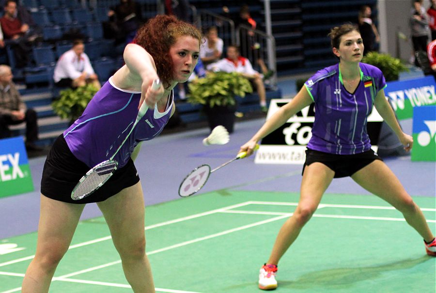 Fabienne Köhler und Kira Kattenbeck, © Badmintonfotos von Frank Kossiski