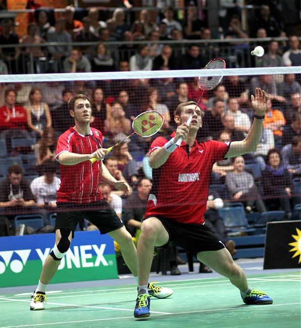 Marvin Seidel und Mark Lamsfuß, © Badmintonfotos von Frank Kossiski