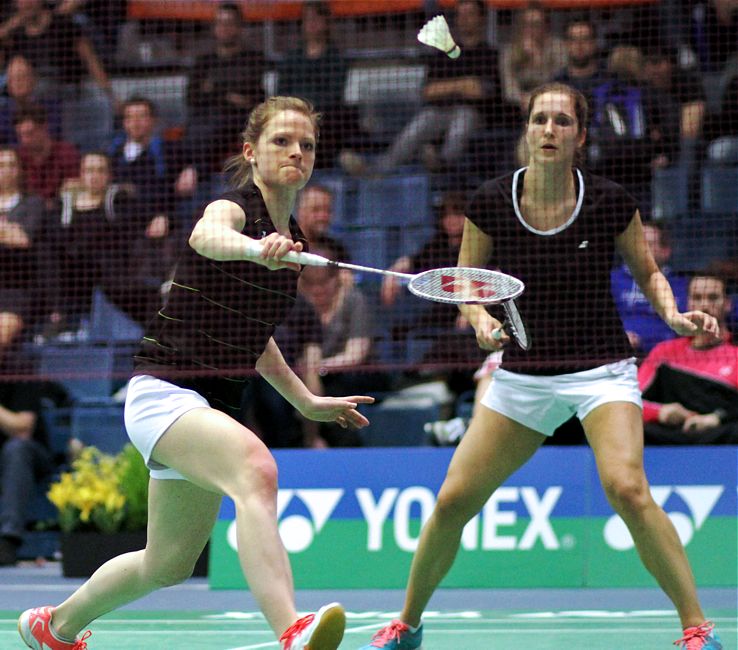 Isabel Herttrich und Carla Nelte, © Badmintonfotos von Frank Kossiski