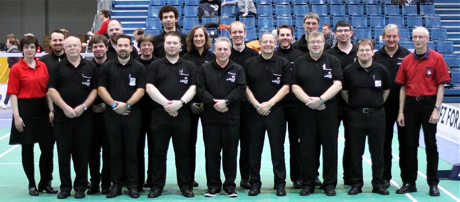 Die Schiedsrichter und Referees, © Badmintonfotos von Frank Kossiski