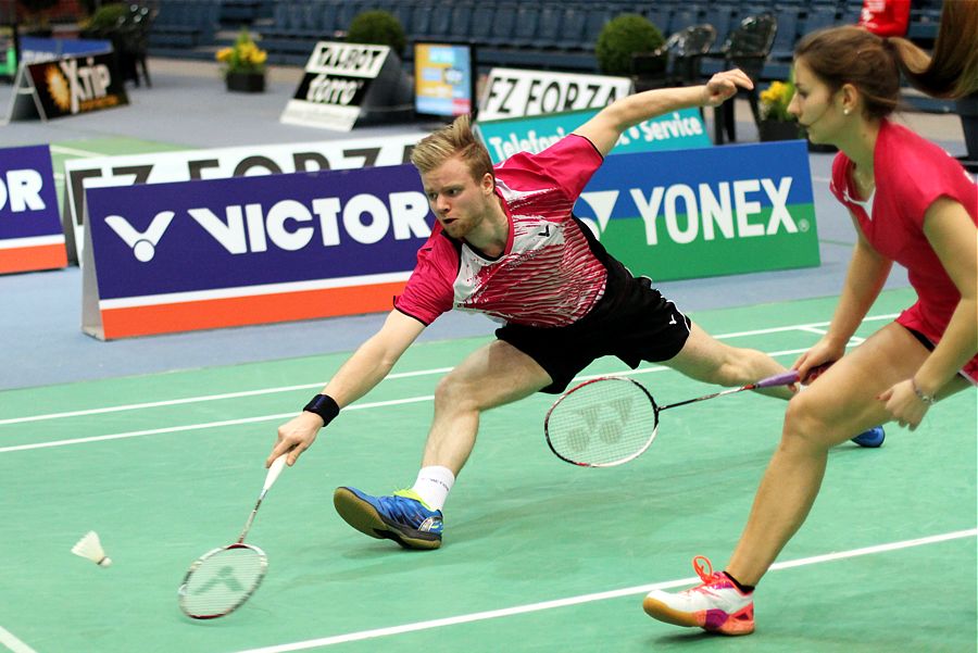 Bjarne Geiss und Eva Janssens, © Badmintonfotos von Frank Kossiski