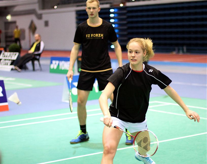 Alicia Molitor und Roluf Schröder, © Badmintonfotos von Frank Kossiski