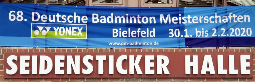 Badminton: Deutsche Meisterschaften in Bielefeld vom 30.01.2020 bis 02.02.2020, © Badmintonfotos von Frank Kossiski