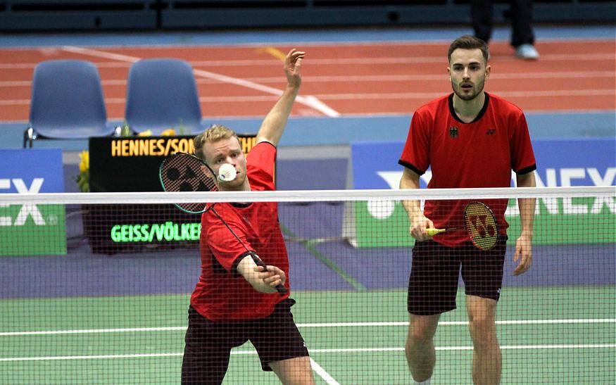 Bjarne Geiss und Jan Colin Völker, © Badmintonfotos von Frank Kossiski