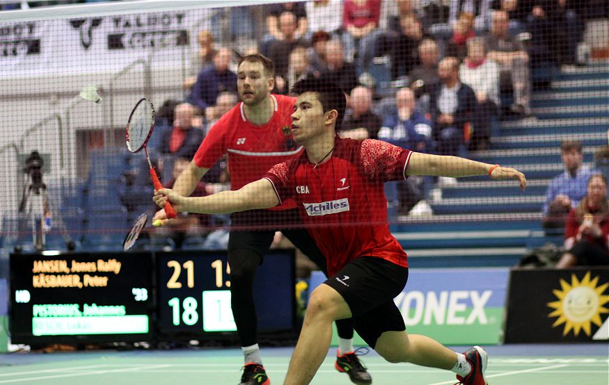 Jones Ralfy Jansen und Peter Käsbauer, © Badmintonfotos von Frank Kossiski