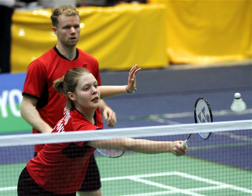 Emma Moszczynski und Bjarne Geiss, © Badmintonfotos von Frank Kossiski