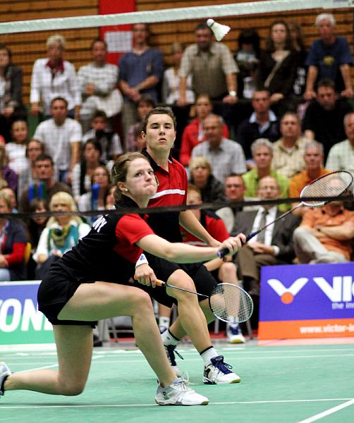 Badminton-Länderspiel U 19 Deutschland - Dnemark am 19.08.2010 in Moringen, © Fotos von Frank Kossiski, © Fotos von Frank Kossiski