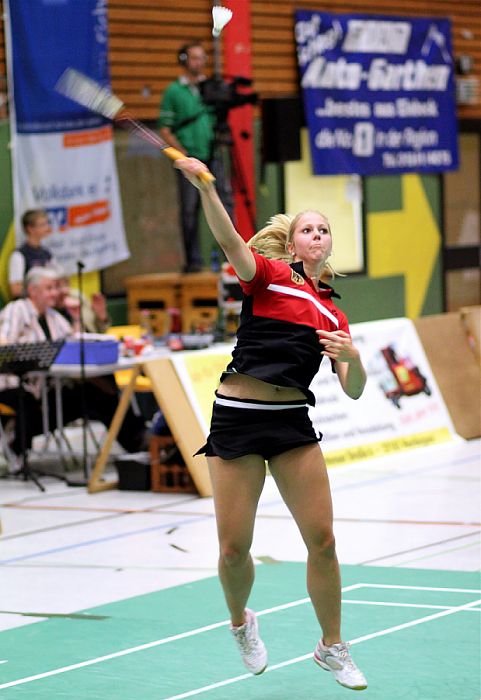 Badminton-Länderspiel U 19 Deutschland - Dnemark am 19.08.2010 in Moringen, © Fotos von Frank Kossiski, © Fotos von Frank Kossiski