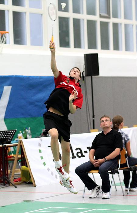 Badminton-Länderspiel U 19 Deutschland - Dnemark am 25.08.2011 in Vechta, © Fotos von Frank Kossiski