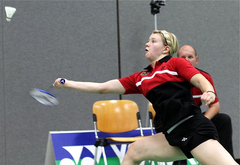 Badminton-Länderspiel U 19 Deutschland - Dnemark am 25.08.2011 in Vechta, © Fotos von Frank Kossiski