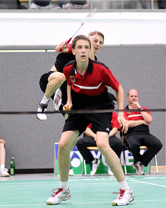 Badminton-Länderspiel U 19 Deutschland - Dnemark am 25.08.2011 in Vechta, © Fotos von Frank Kossiski