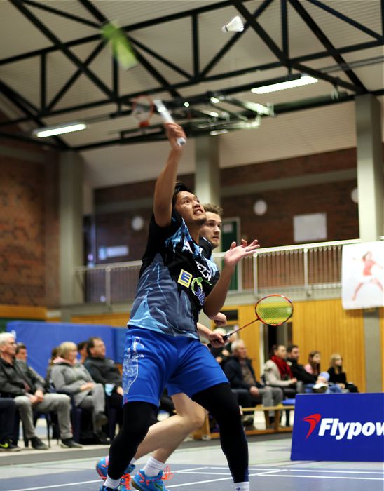 Ary Trisnanto und Nikolaj Persson, © Badmintonfotos von Frank Kossiski